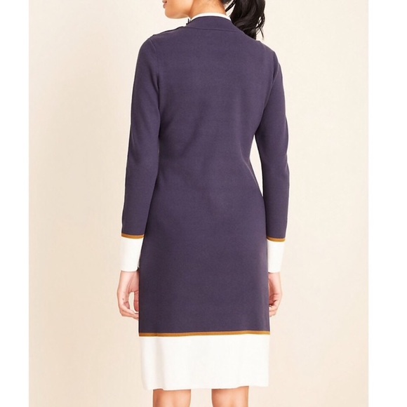 Ann Taylor New without Tags Mock Neck with Side Buttons Sweater Dress, size XS - Picture 2 of 7